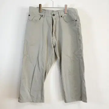 SHIPS 치노 크롭 팬츠 32 베이지 면 100% 남성용