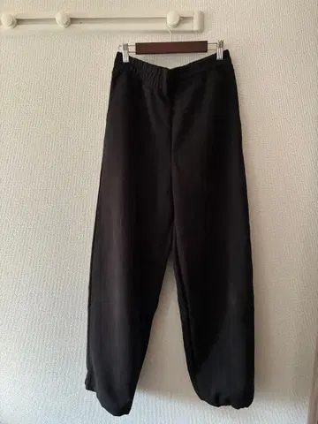 [택 포함 새상품] UNIQLO C 맨투맨 와이드 팬츠 블랙 M 긴 길이