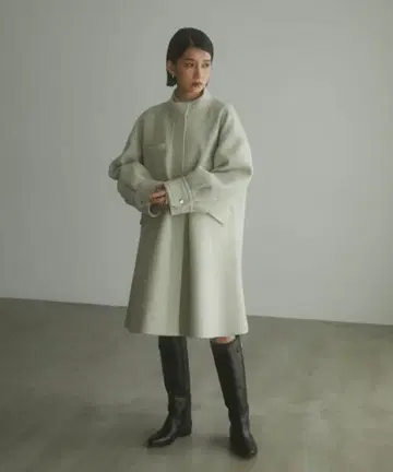 [ EMMEL REFINES ] 모즈 라이크 A라인 코트