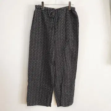 린넨 LAURA ASHLEY 팬츠 11호 네이비 올 패턴 이지