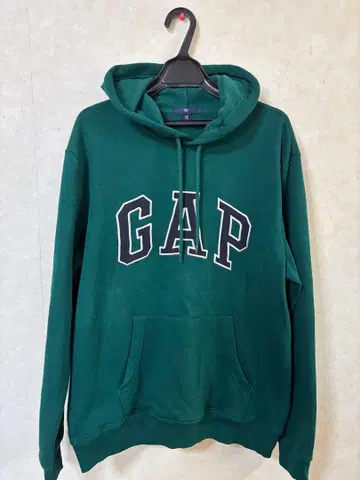 GAP 스테디셀러 로고 그린 후드티 M 사이즈