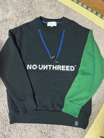 UN3D. 트레이닝복 맨투맨 블랙/그린 38