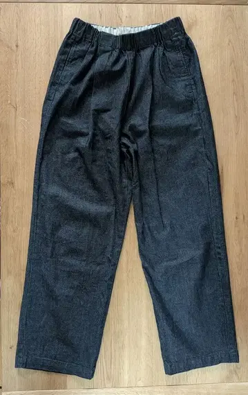 카구레 코튼 데님 이지 팬츠