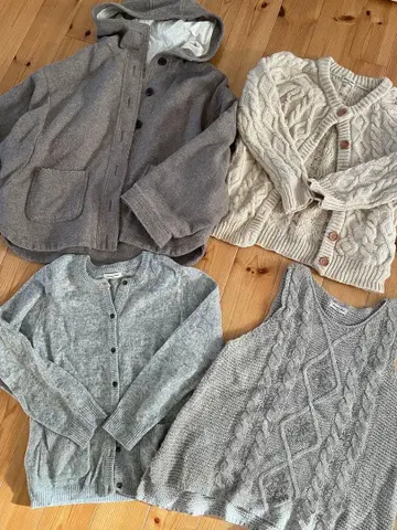 사만사 모스모스 코트 가디건 니트