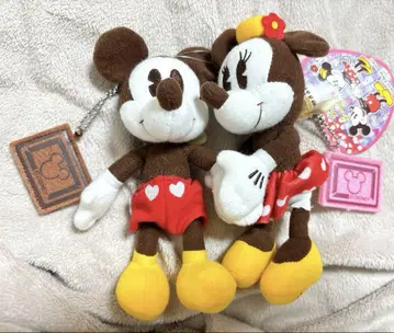 디즈니 리조트 발렌타인 2014 미키 미니 인형 배지