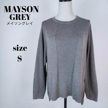[ a1156 ] MAYSON GREY 긴팔 니트 S 그레이 슬릿