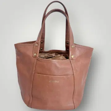 russet 러셋 토트백 핸드백 가죽 브라운 복조리