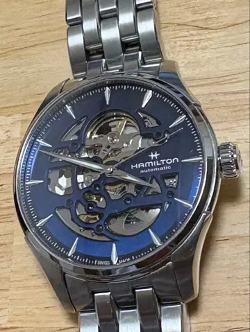 [ 상태 좋음 작동 양호 ] 해밀턴 재즈 마스터 스켈레톤 H4253514