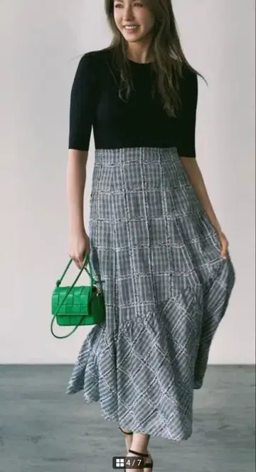 JUSGLITTY 미카 씨 콜라보 도킹 원피스 M