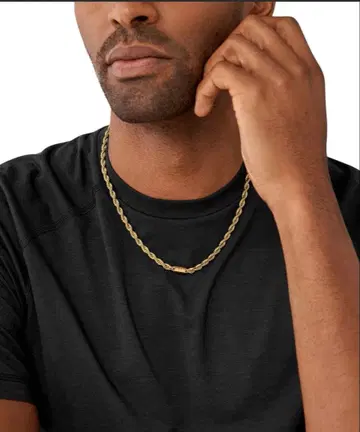 ARMANI Exchange 골드 목걸이