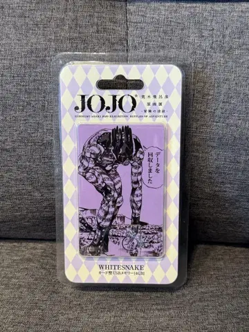 [미개봉 새상품] 아라키 히로히코 원화전 스톤 오션 USB 카드 스틱