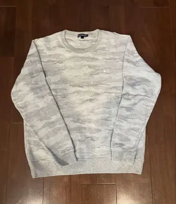 Rosasen 카모 패턴 그레이 스웨터