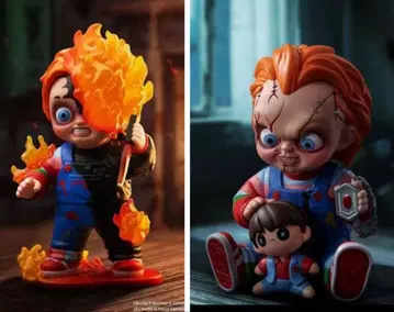 [ 2체 세트 ] POPMART 차일드 플레이 처키 프랜차이즈