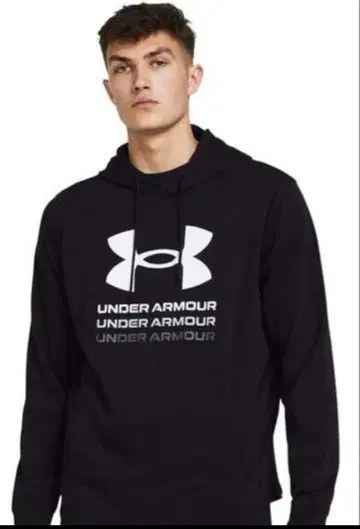 미사용 새상품 언더아머 후디 블랙 M 사이즈