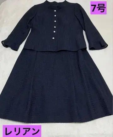 레리안 정장 스커트 상하의 블랙 7호 파티 세레모니