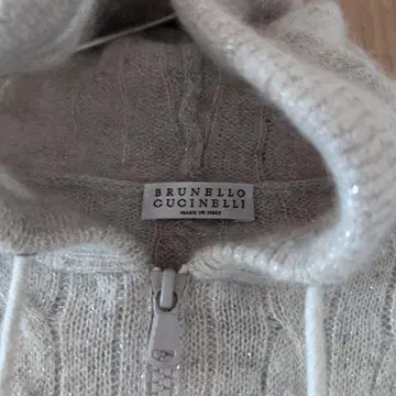 BRUNELLO CUCINELLI 후드 부착 니트
