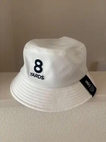시착만 한 상품 새상품급 8 YARDS 화이트 버킷 햇 M