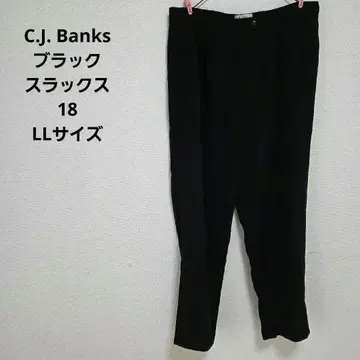 C.J. Banks [ LL ] 블랙 슬랙스 18 LL 사이즈