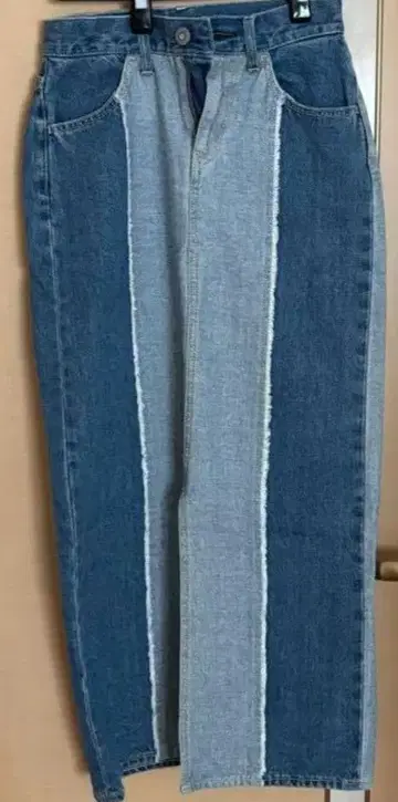 RODEO CROWNS 투톤 데님 스커트