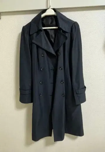 아나이 네이비 트렌치코트