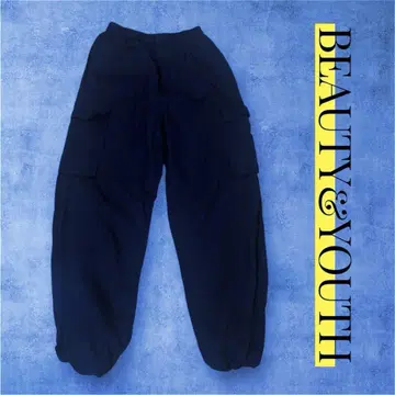 BEAUTY&YOUTH UNITEDARROWS 나일론 카고 팬츠 네이비