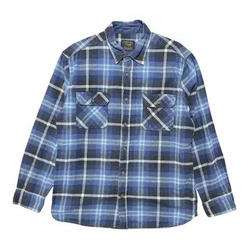 구제 빈티지 헤리티지 플란넬 체크 무늬 긴팔 셔츠 플란넬 셔츠