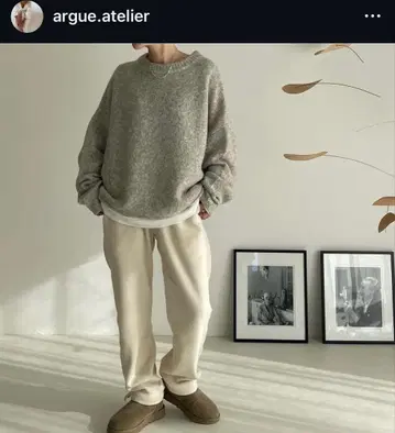 argue wide knit pull over