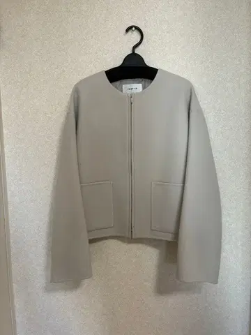 프레이 아이디 노카라 지퍼 숏 리버 코트