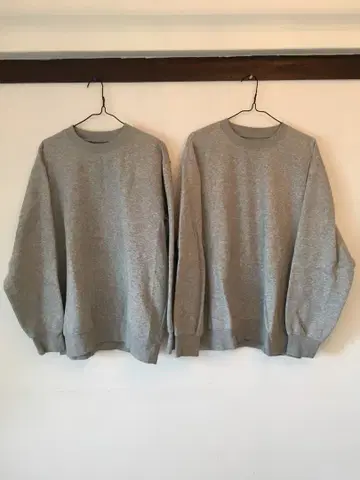 무인양품 스웨트 셔츠 XL 2장 세트