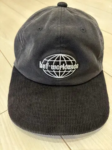 HUF 코듀로이 캡 블랙