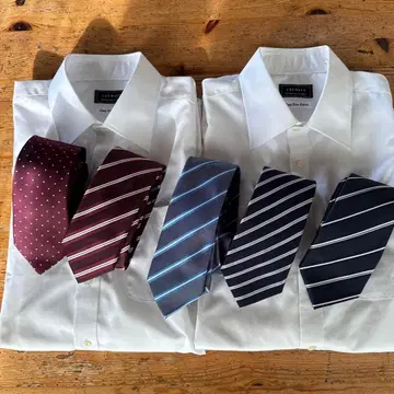 취업활동 응원 셔츠 넥타이 세트