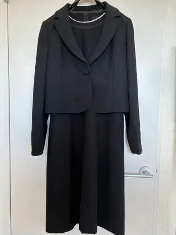 도쿄 소와르 블랙 원피스 수트 자켓 포함