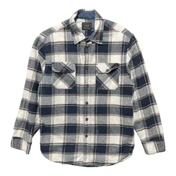 구제 빈티지 헤리티지 플란넬 체크 무늬 긴팔 셔츠 플란넬 셔츠