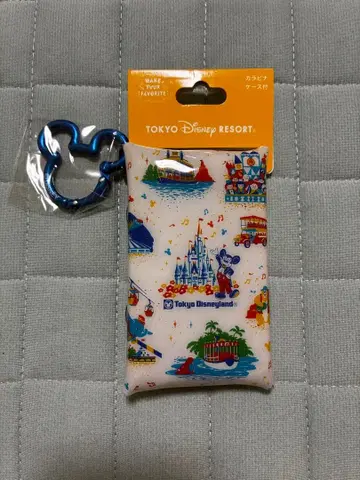 새상품 디즈니 40주년 메이크 유어 페이보릿 카라비너 포함 케이스