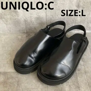 [ 온라인 완판 ] UNIQLO:C 그로그 슈즈 L 사이즈 블랙