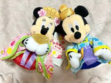 디즈니랜드 히나마쓰리 2012 미키 미니 인형 배지