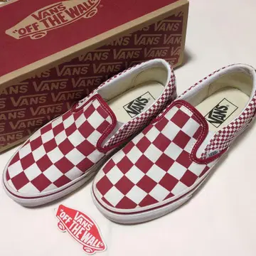 VANS 체커 패턴 슬립온