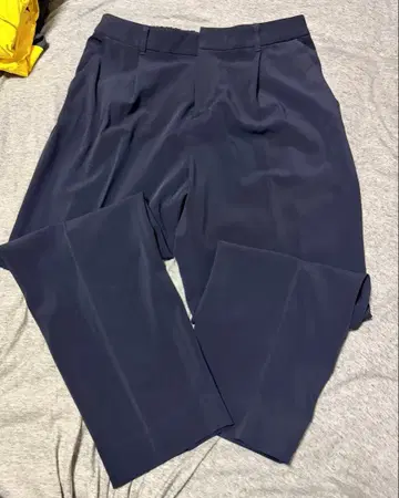 INDIVI 네이비 슬랙스 약 90cm