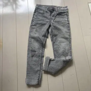 G-STAR RAW 3301 슬림 그레이 데님 32인치