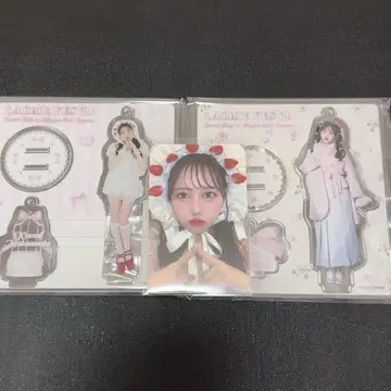 FRUITSZIPPER LARME 아크릴 스탠드 트레이딩 카드 세트