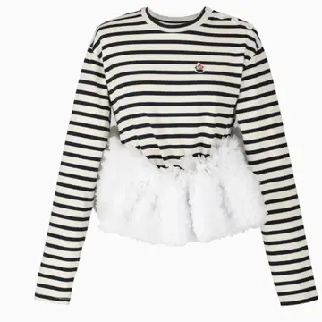 새상품 Bibiy FRANCINE TULLE TOP 블랙