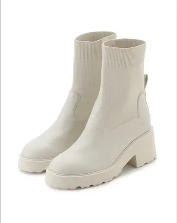 SNIDEL 숏 니트 부츠 L 사이즈