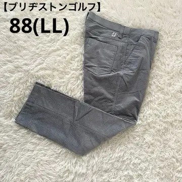 새상품급 [브릿지스톤 골프] 코듀로이 헤링본 스트레치 팬츠 그레이 LL