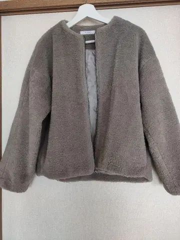 DOUX ARCHIVES 플리스 자켓 그레이