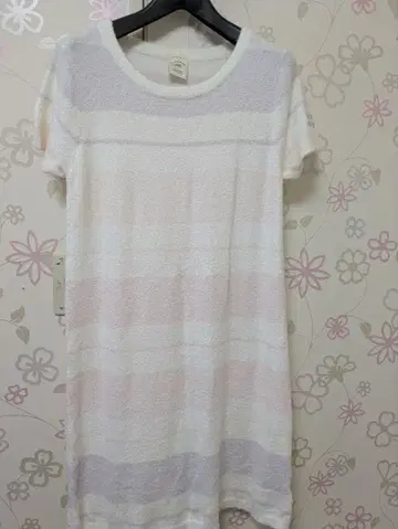 지라피케 핑크 계열 스트라이프 룸웨어 F 사이즈