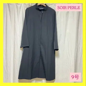 미사용급 도쿄 소와르 소와르페를 포멀 코트 실크 100% 블랙 9