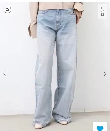 [ Denimist ] 라이트 블루 스트레이트 데님