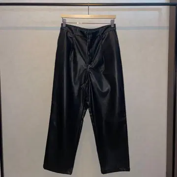 [ 새상품급 ] WYM LIDNM FAKE LEATHER TROUSERS
