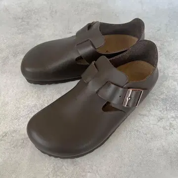컨디션 최상 BIRKENSTOCK LONDON 브라운 여성용 36