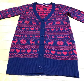 [ mmts ] 마미타스 노르딕 무늬 가디건 쇼코땅